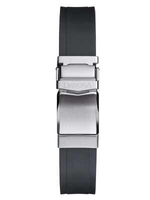 Davosa Ternos Black Rubber Strap