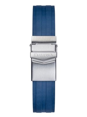 Davosa Argonautic Blue Rubber Strap